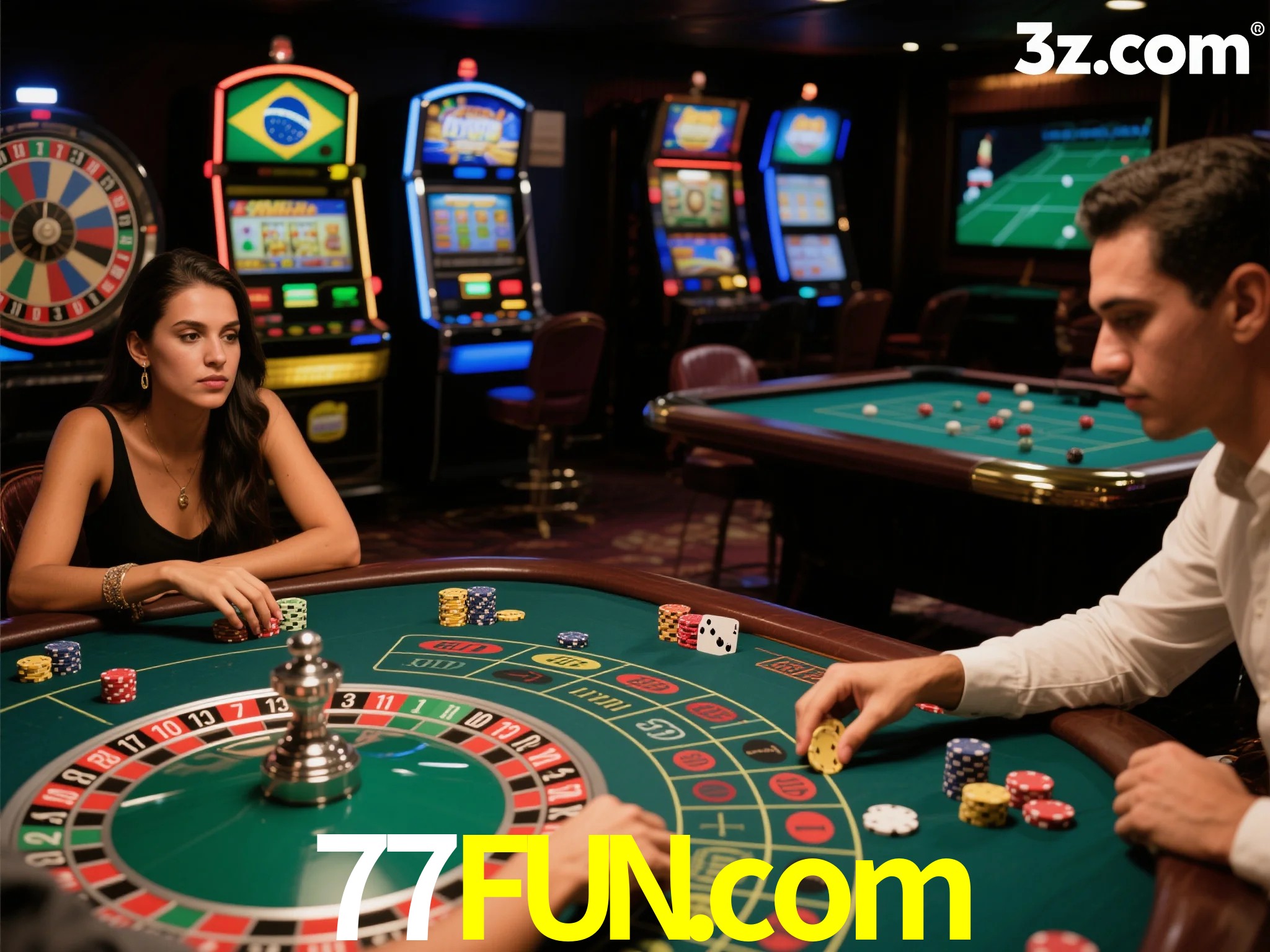 Depositar dinheiro para jogar jogos de cassino.
